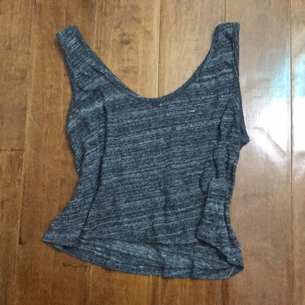 Brandy Melville grey crop top